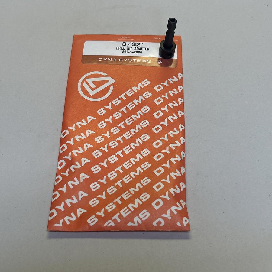 DYNA SYSTEMS,3/32INCH,DRILL BIT ADAPTER NOS