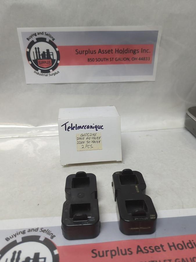Used TELEMECANIQUE,G10C246,COIL 240V 60HZ/CY 220V 50HZ/CY PRE-OWNED