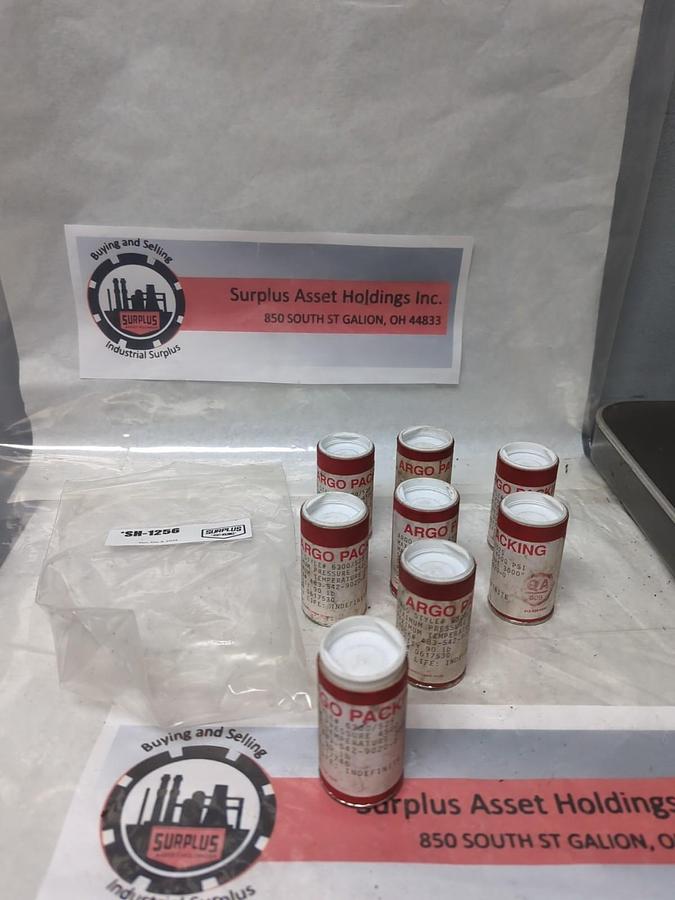ARGO PACKING,6300/525,STYLE 6300/525 PACKING KIT LOT OF 8 NOS