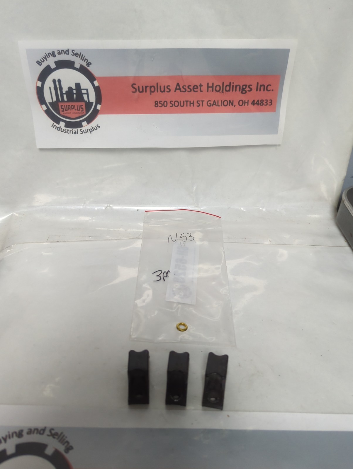 Used ALLEN BRADLEY,N53,THERMAL OVERLOAD PROTECTION HEATER ELEMENT LOT OF 3 PRE-OWNED