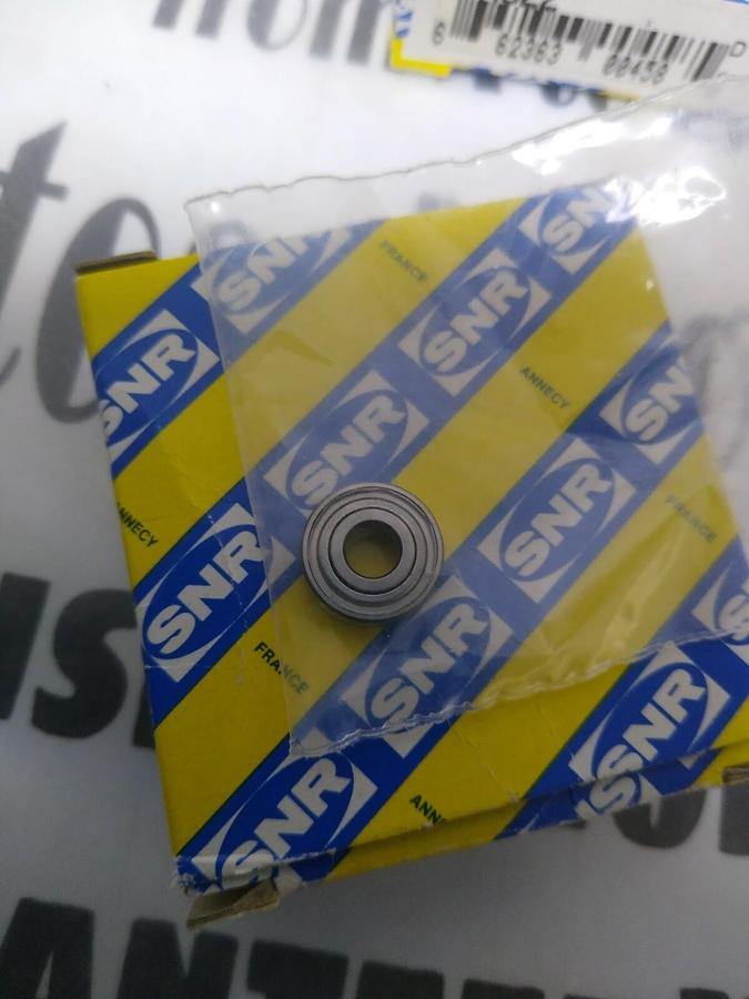 SNR,R3ZZ,DEEP GROOVE BALL BEARING 0.1875 IN ID 1/2 IN OD.0.1960 W DOUBLE SEAL