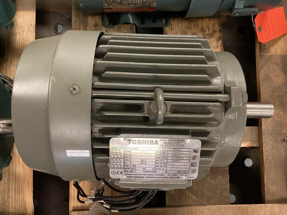 Toshiba,0026FT5A21A-P,2 HP Motor 1165 RPM  230/460 Volts  184T Frame