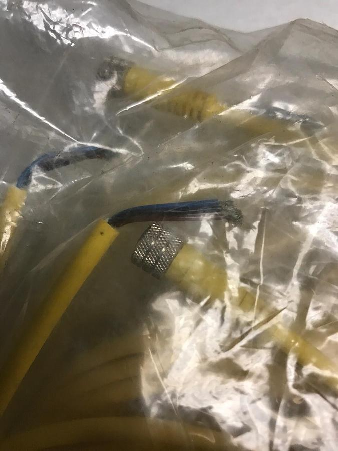 Used Balluff,C49ANE00PYN050M,Cable 4 Pin Bag of 5 Cables