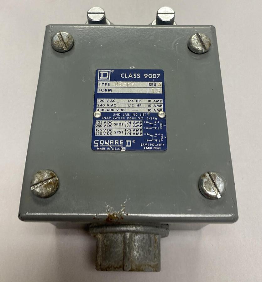 Used Square D,9007BB229,Heavy Duty Limit Switch