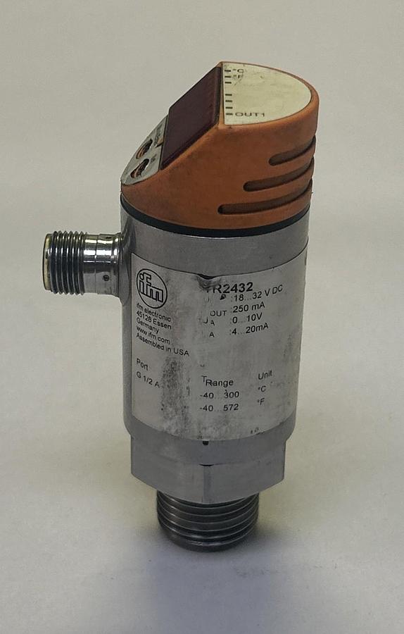 Used IFM EFFECTOR,TR2432,TEMPERATURE SENSOR