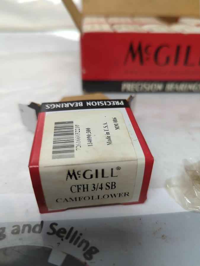 MCGILL,CFH-3/4SB,CAM FOLLOWER BOX OF 10 NOS