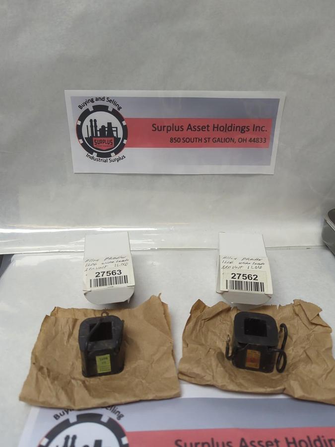 Used ALLEN BRADLEY,1L06,COIL 220V 60CY 110V 25CY LOT OF 2 PRE-OWNED