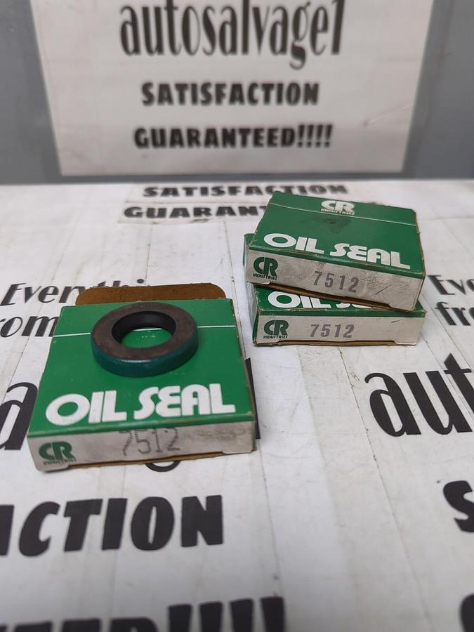 CHICAGO RAWHIDE,7512,OIL SEALS LOT OF 3 NOS