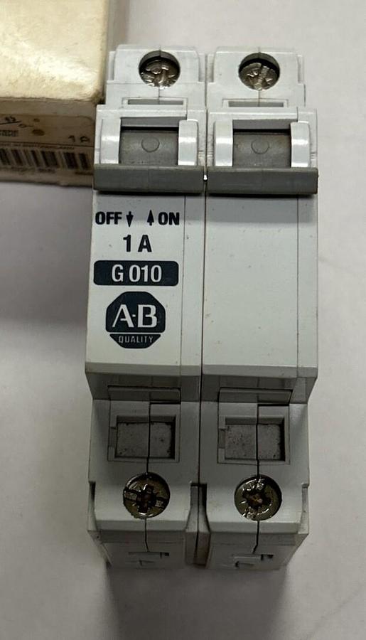 Used ALLEN BRADLEY,1492-CB2G010,CIRCUIT BREAKER 1A NEW