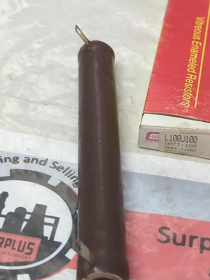OHMITE,L100J100,RESISTOR 100 OHM 100 WATT NOS