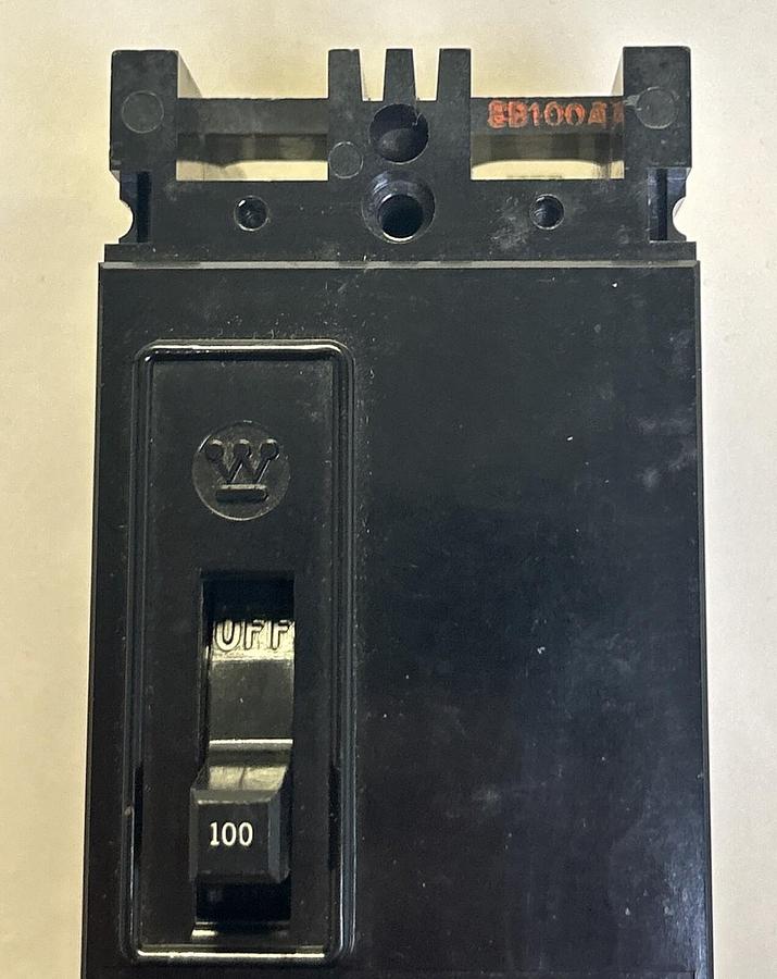 Used WESTINGHOUSE,EB2100N,CIRCUIT BREAKER 100A 240V 2P