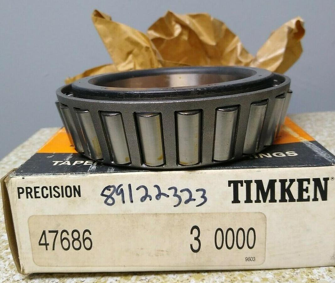 Used Timken,47686-30000,PRECISION Roller Bearing Cone NOS