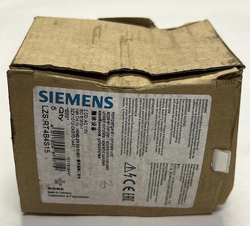 SIEMENS,LZS:RT4B4S15,PLUG-IN RELAY LOT OF 3 NOS