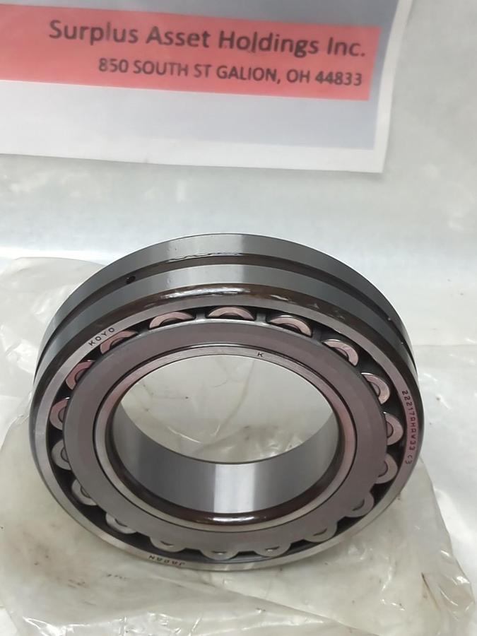 KOYO,22217RHRW33,SPHERICAL ROLLER BEARING 85MM BORE MISSING BOX NOS