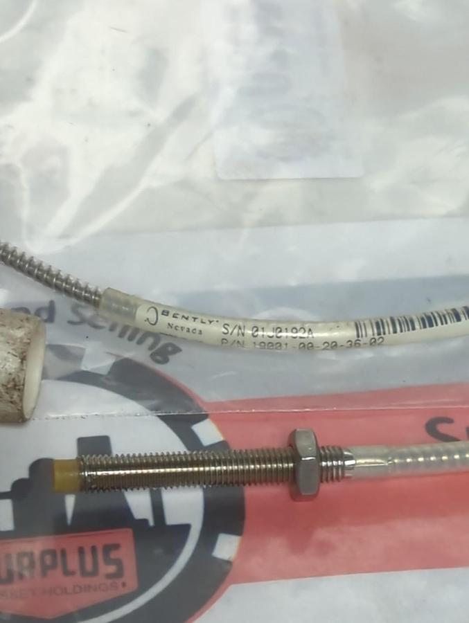 Used BENTLY NEVADA,19001-00-20-36-02,PROXIMITY VIBRATION SENSOR PROBE PRE-OWNED