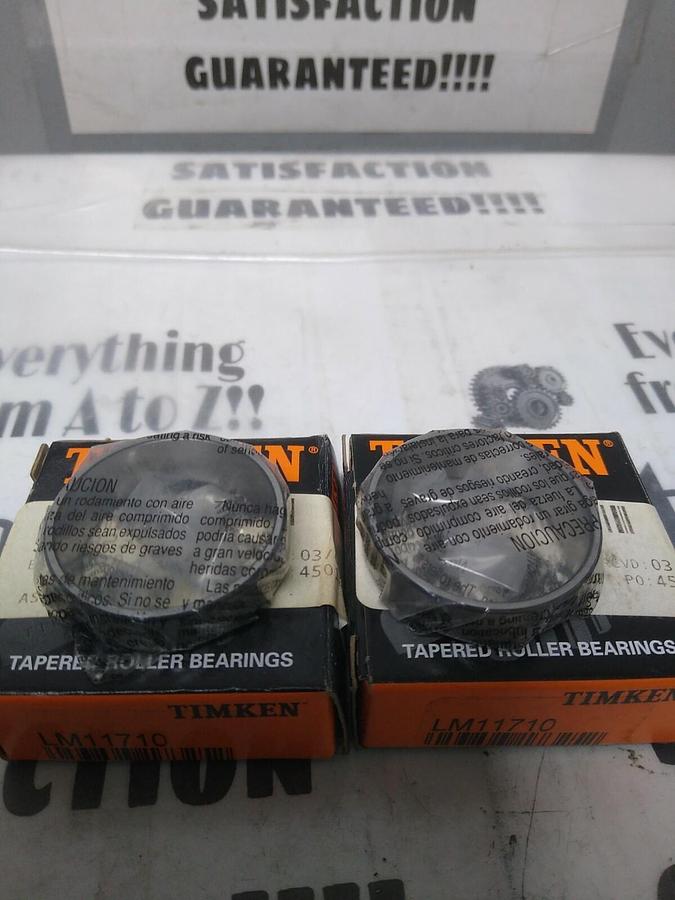 TIMKEN,LM11710,ROLLER BEARING CUP LOT OF 2 NOS
