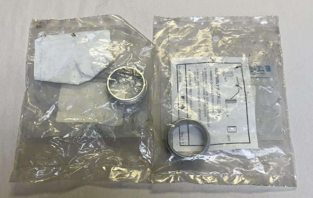 EATON,10250ED1065-2,GLASS LENSE ADAPTOR LOT OF 2 NOS
