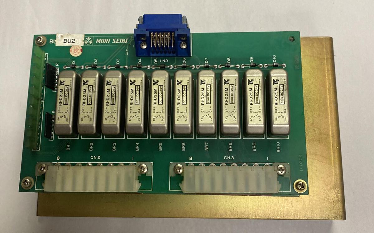 Used MORI SEIKI,BU2,RELAY CIRCUIT BOARD