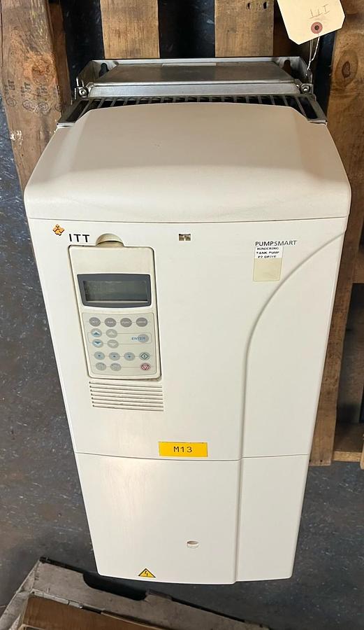Used ABB,ACS800-ITTU1-0100-5+P901,ITT PUMPSMART VFD VAR. FREQUENCY DRIVE 100HP 124A