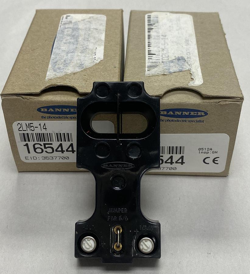 BANNER,2LM5-14 / 16544,LOGIC MODULE LOT OF 2 NEW