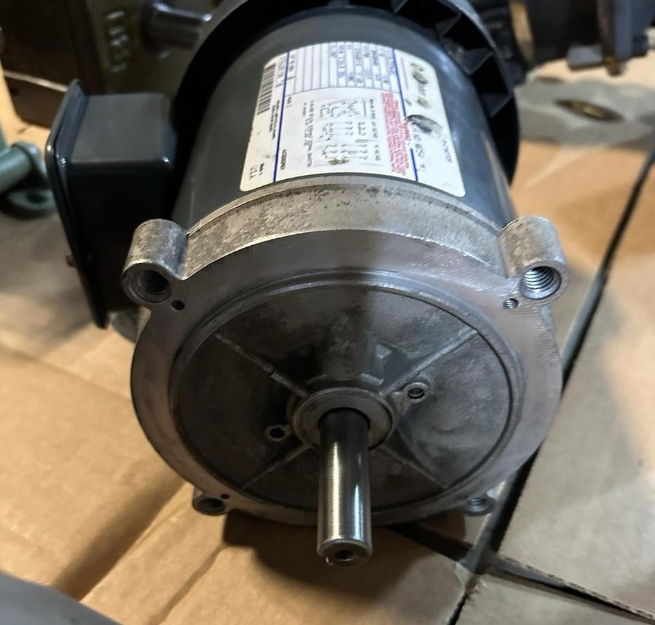 Used GE,5K35MN48C,1/2 HP 1725 RPM 3 PH 208-230/460V Fr 56C AC Motor