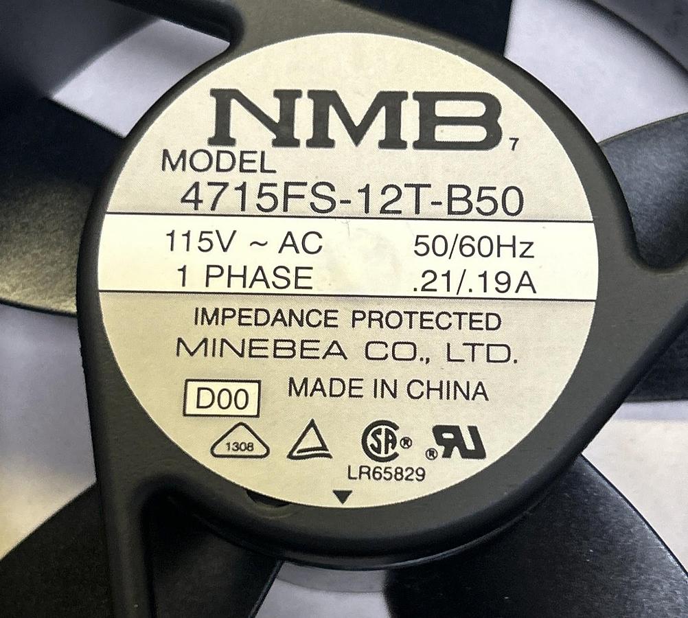 Used NMB,4715FS-12T-B50,FAN 1PH 115V