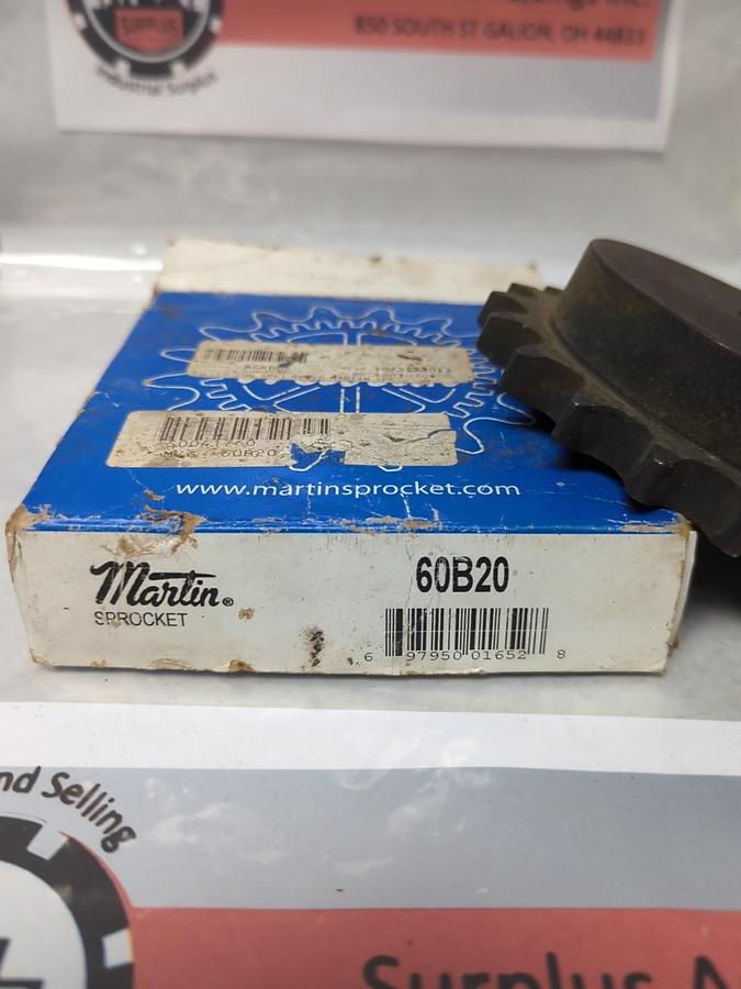 MARTIN,60B20,SPROCKET 20 TEETH NOS