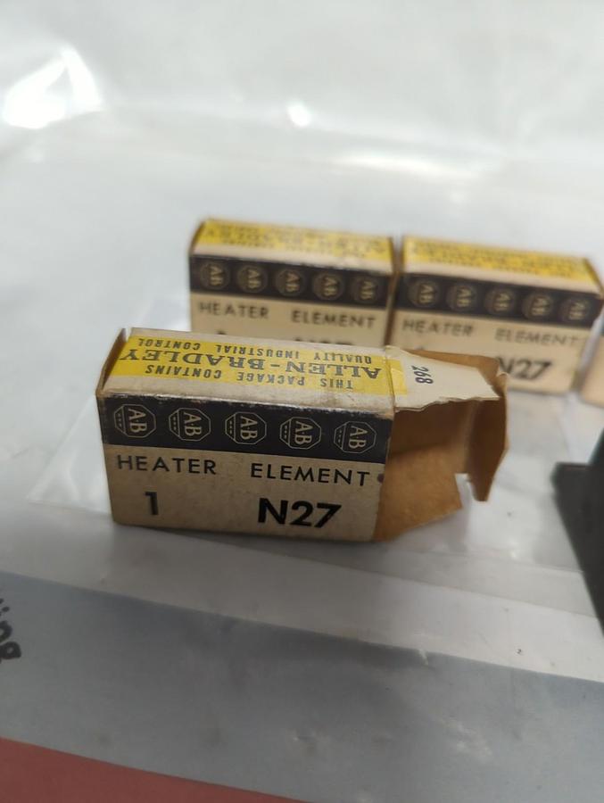ALLEN BRADLEY,N27,THERMAL OVERLOAD HEATER ELEMENT LOT OF 4 NOS