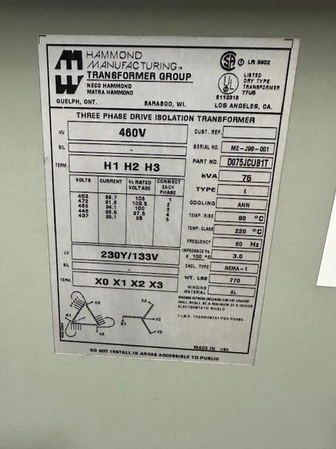Used Hammond 75