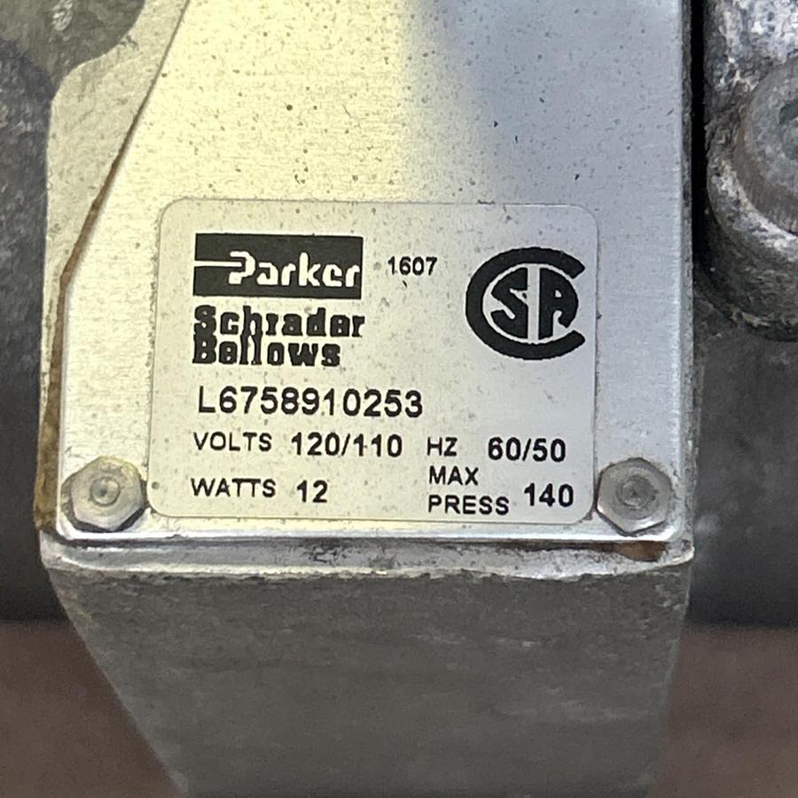 Used PARKER,L6758910253,SOLENOID CONTROL VALVE