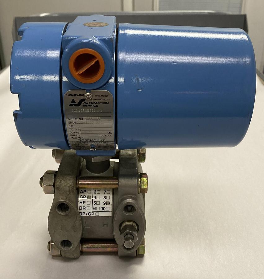 ROSEMOUNT,1151GP9E22B1M1,PRESSURE TRANSMITTER 0-3000PSI NOS