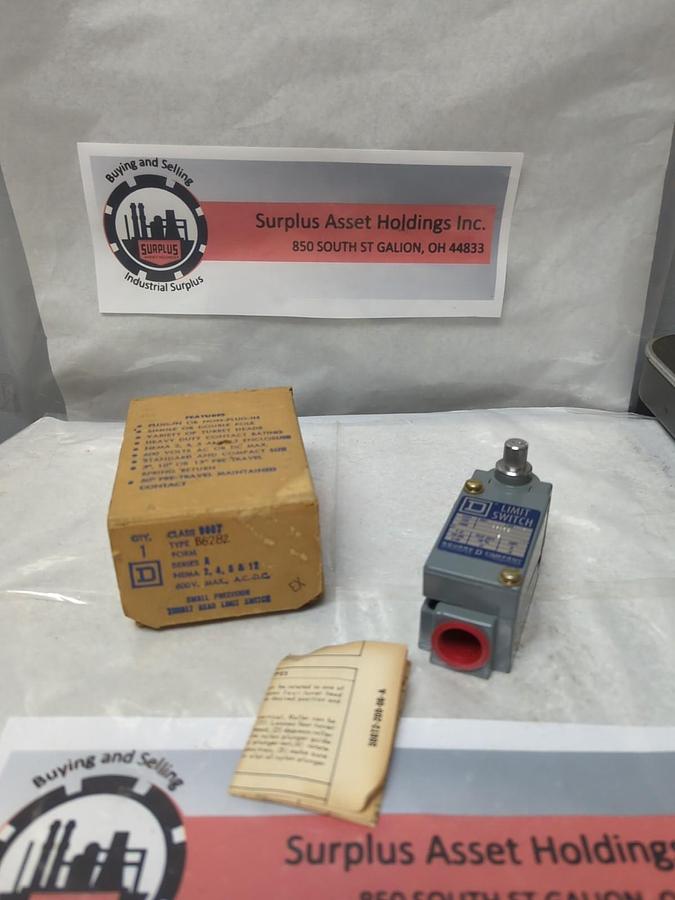 SQUARE D,B6282,SERIES A LIMIT SWITCH 10 AMP NOS