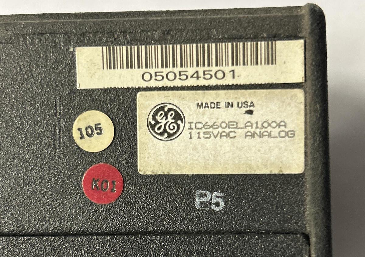 Used GE FANUC,IC660ELA100 IC660ELA100A,GENIUS BLOCK ANALOG I/O MODULE