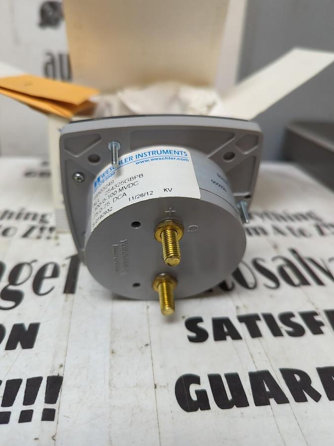 WESCHLER,19503249 ALL 254325GBPB-100-0-100MVDC-75-0-75DCA,PANEL METER NOS