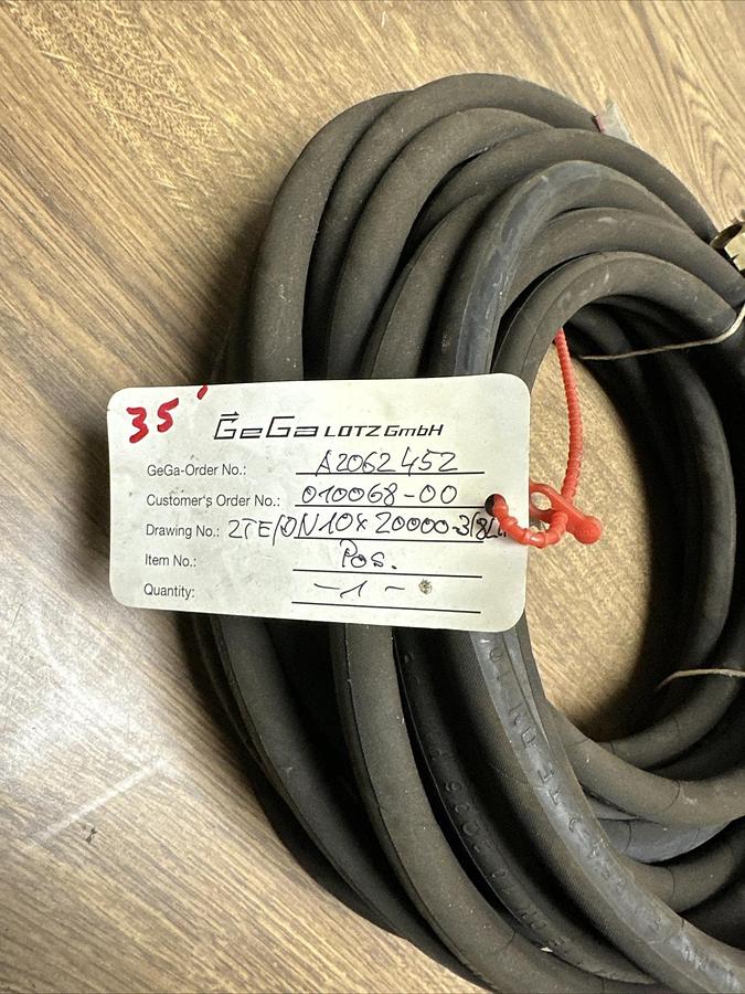 GeGa,2TE DN,Hose 35'  3/8" EN854