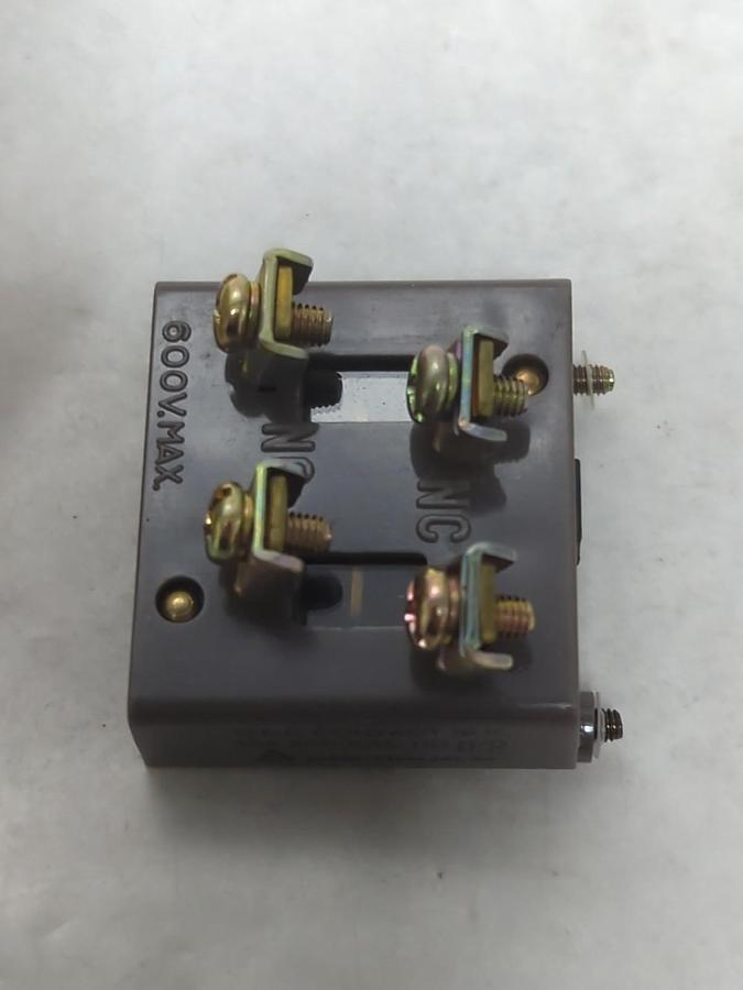 ALLIS-CHALMERS,OT-C,CONTACT BLOCK 10A 600V AC HD N/O N/C NOS