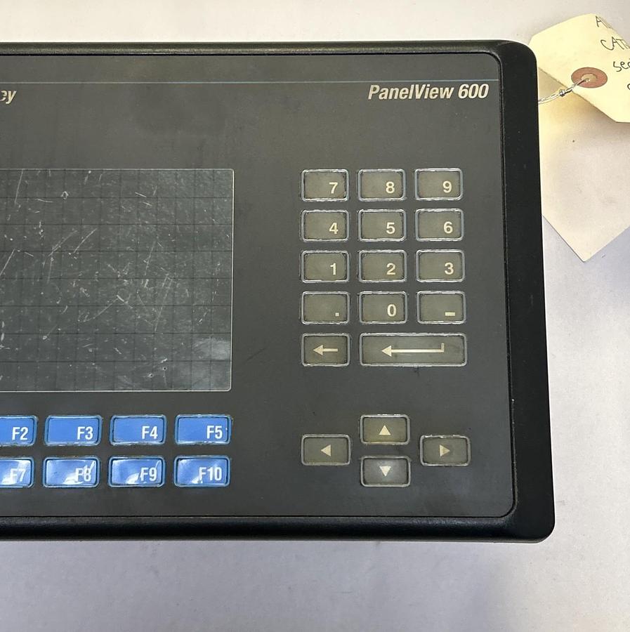 Used ALLEN BRADLEY,2711-B6C8X,PANELVIEW 600 **MISSING BACK COVER**