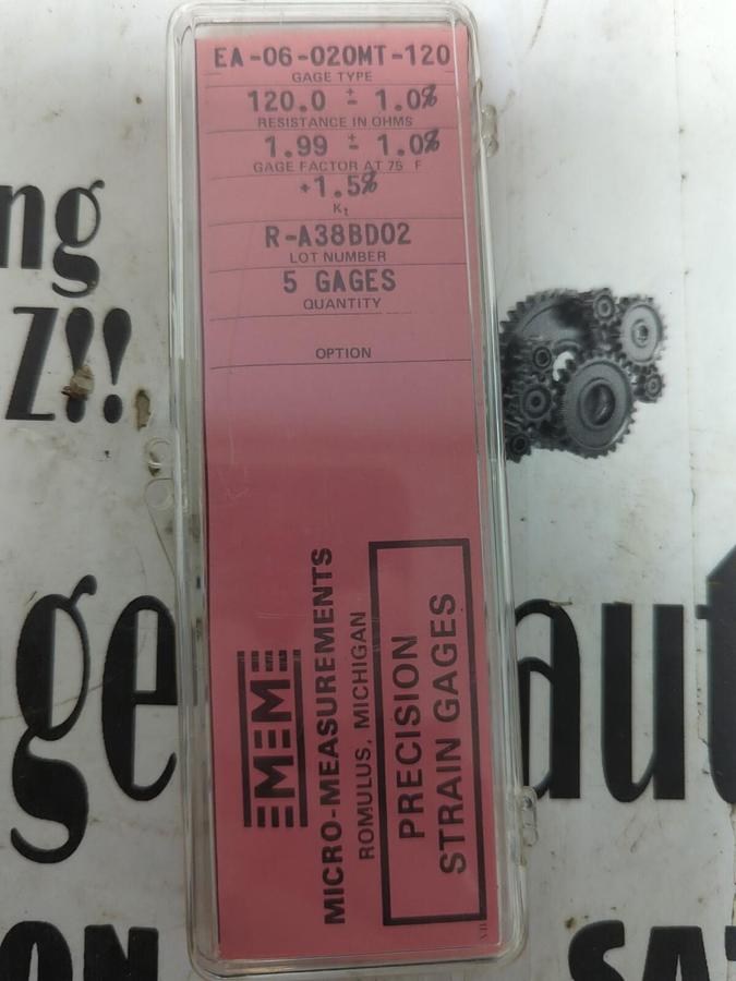 MICRO-MEASUREMENTS,EA-06-020MT-120, PRECISION STRAIN GAUGES 5 PK NOS