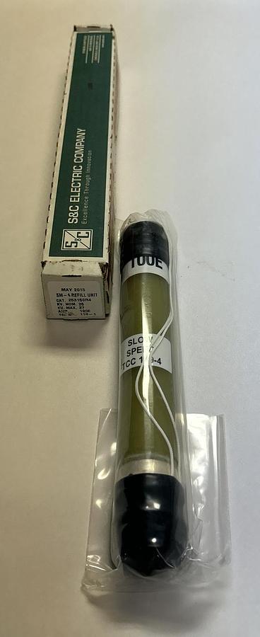 Used S&C ELECTRIC,253150R4,SM-4 FUSE REFILL 100EA 25KV NEW