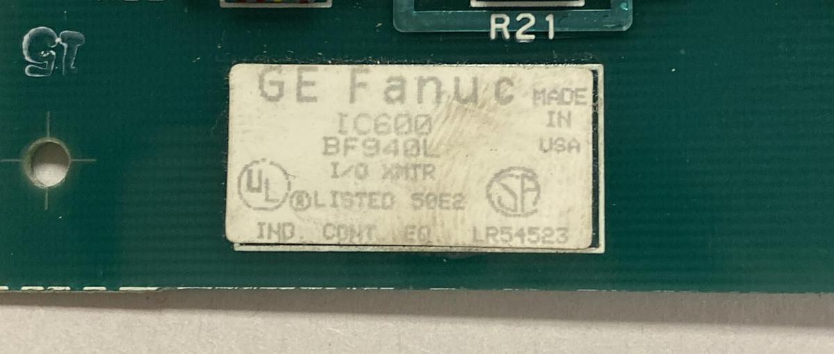 Used GE FANUC,IC600BF940L,LOCAL I/O TRANSMITTER MODULE REFURBISHED