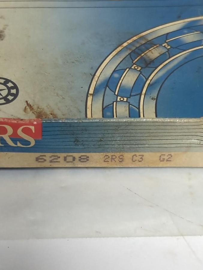 ORS,6208 2RS C3,RUBBER SEALED DEEP GROOVE BALL BEARING NOS