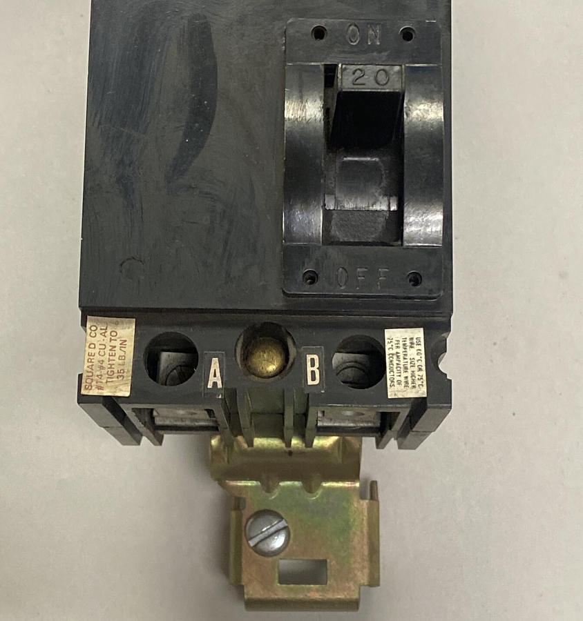 SQUARE D,FA24020AB,I-LINE CIRCUIT BREAKER 20A 480V NOS