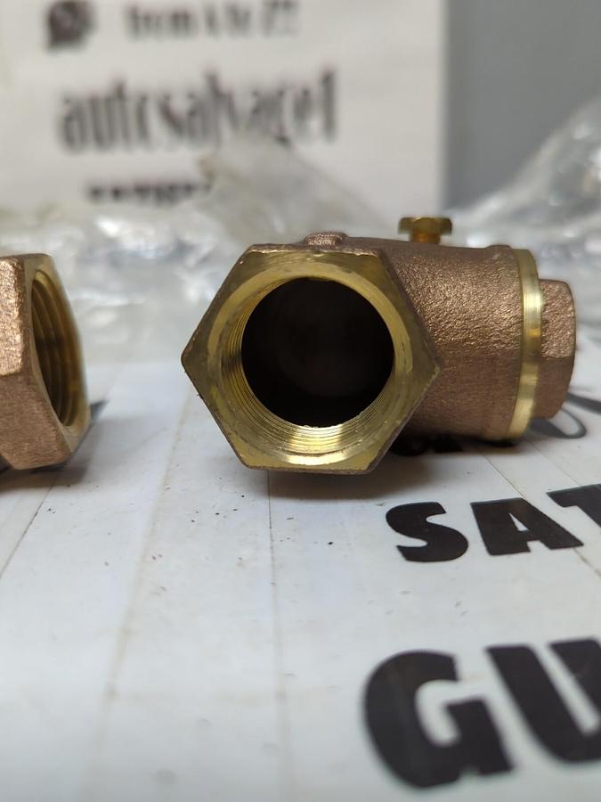 LEGEND,NA,3/4 INCH NPT 200WOG BALL CHECK VALVES LOT OF 2 NOS