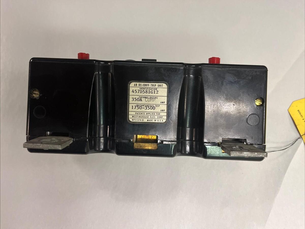 WESTINGHOUSE,475D581G12,AB DE-ION CIRCUIT BREAKER TRIP UNIT 350A