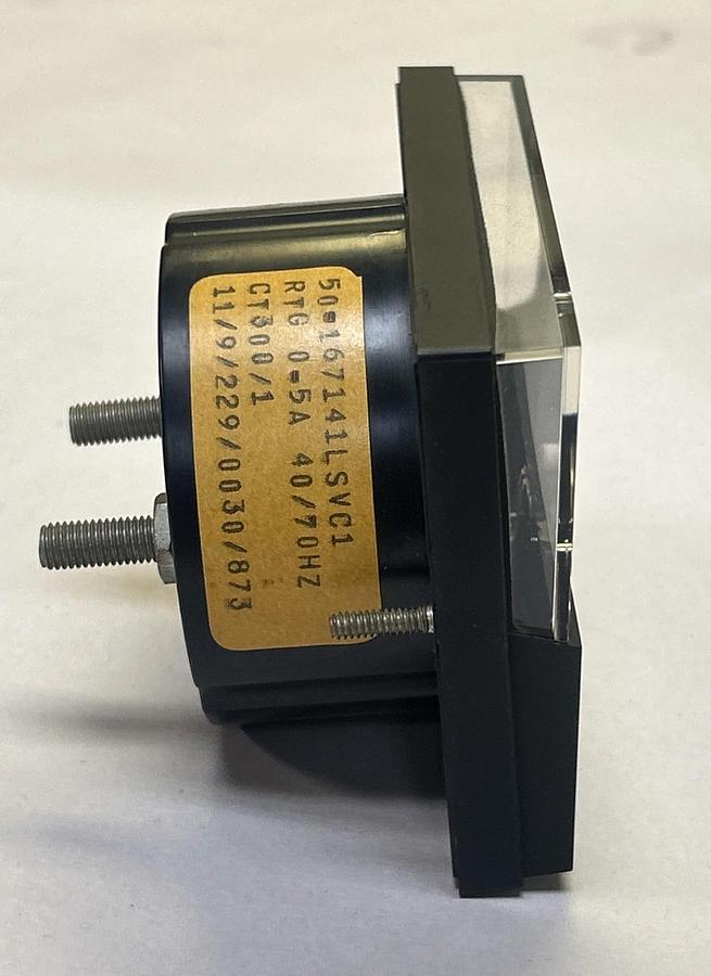 Used GENERAL ELECTRIC,50-167141LSVC1,PANEL METER 0-1.5 AC KILOAMPERES NOS