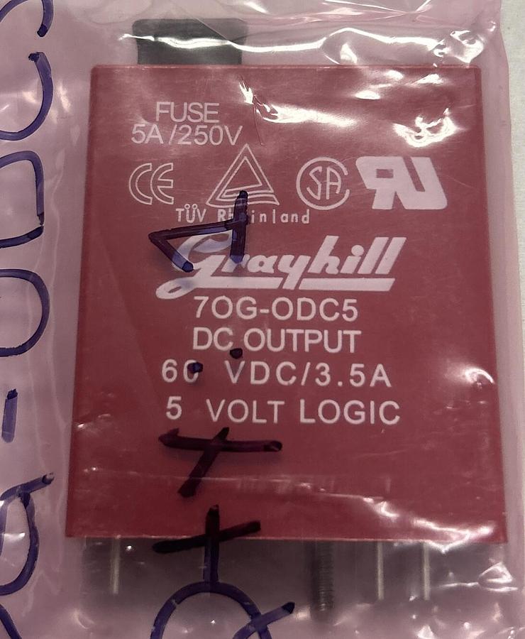 Used GRAYHILL,70G-ODC5,I/O MODULE NEW