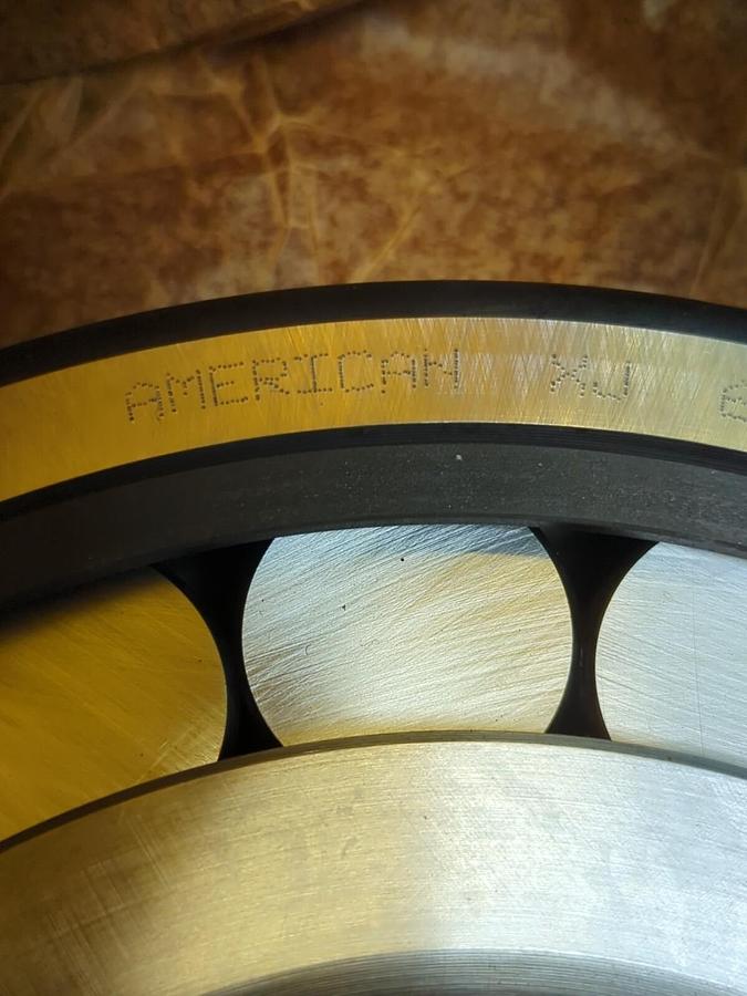 AMERICAN ROLLER BEARING,XJ 60CF796,SINGLE ROW BALL BEARING 6 INCH BORE NOS