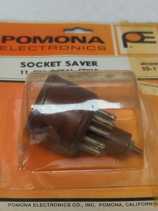 POMONA ELECTRONICS,SS-11,SOCKET SAVER 11 PIN OCTAL STYLE NOS