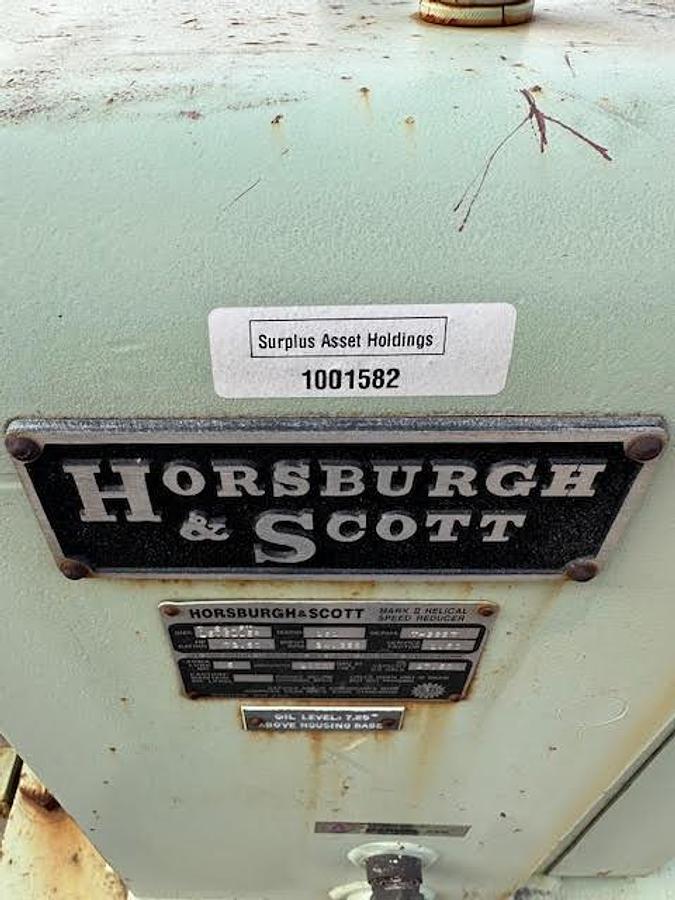 Used Horsburgh & Scott Mark 2 Helical Speed Reducer Gearbox