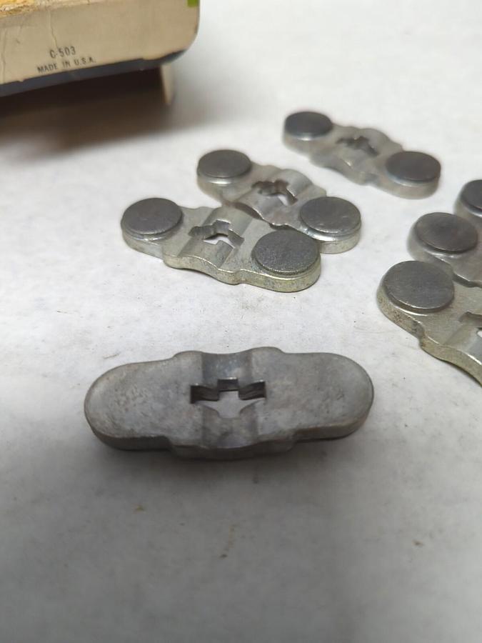 ALLEN-BRADLEY,X-36670,MOVEABLE CONTACTS FOR SIZE 2 STARTERS & CONT. LOT OF 7 NOS